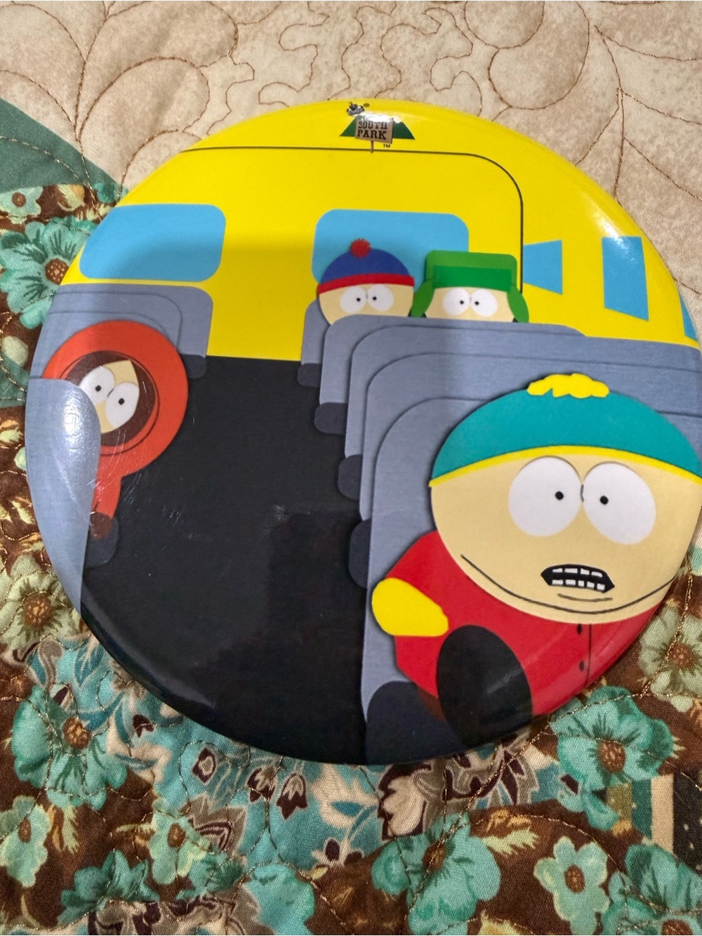 Large vintage 1998 South Park button